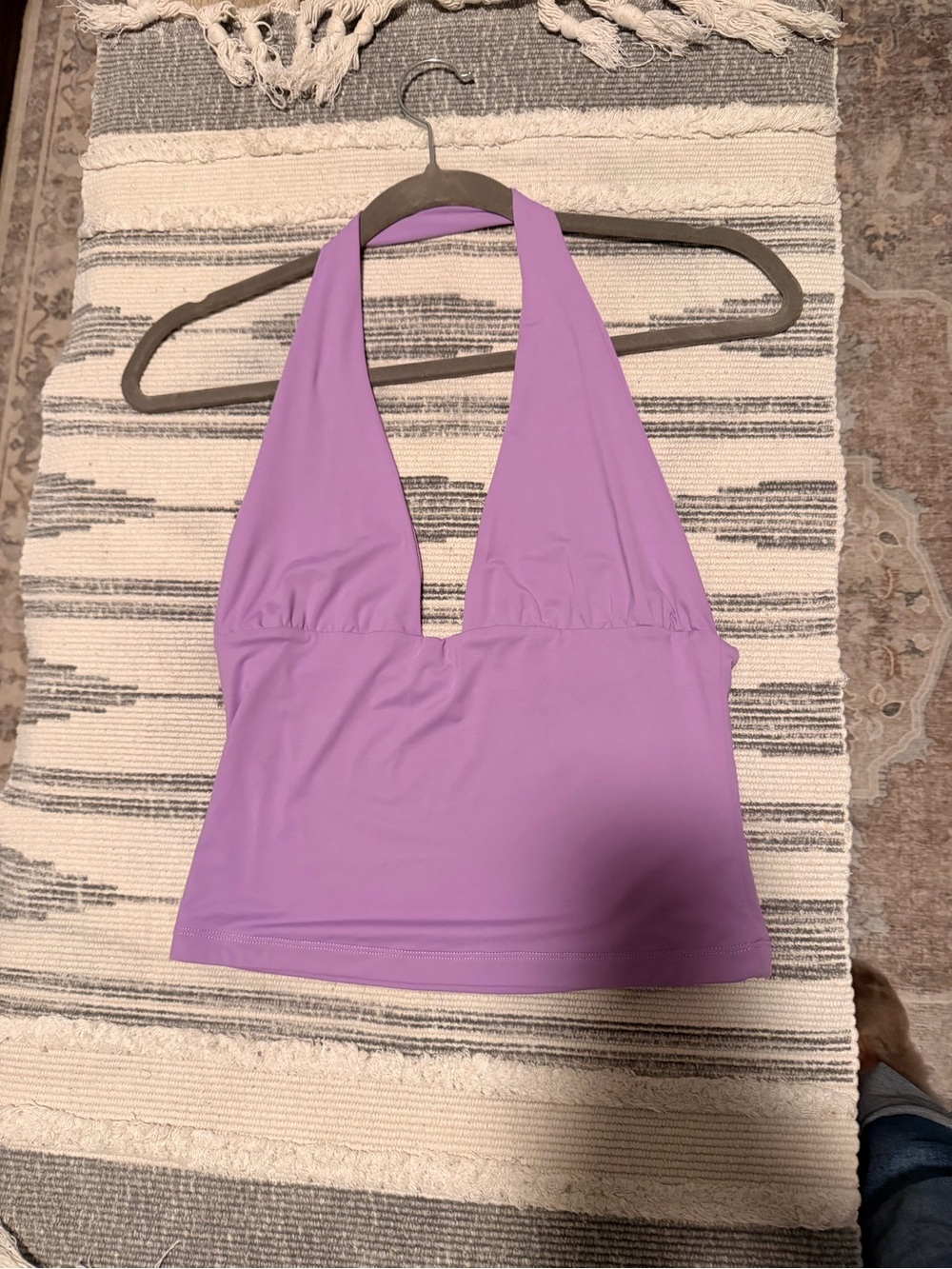Women’s Halter Tankini Top - Lilac